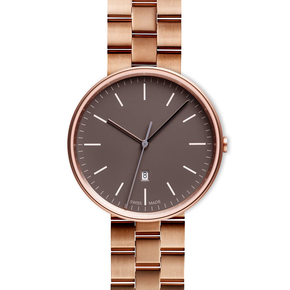 M38 date watch in PVD rose gold