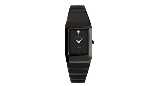 Accurist black watches for women