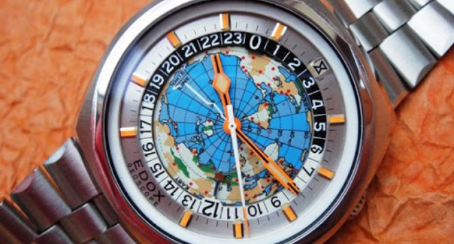 Edox, GeoScope GMT World Timer 1970
