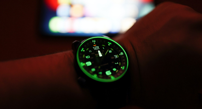 glow-in-the-dark watch